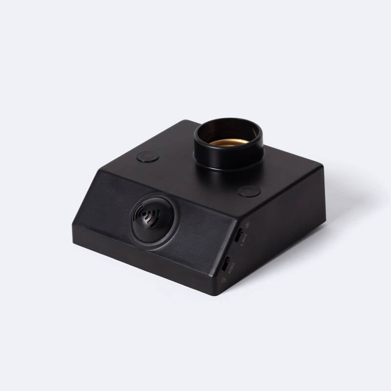Sensor de Som Crepuscular de Parede para Lâmpadas E27