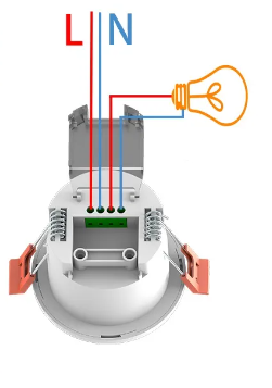 Sensor de presença zigbee de teto