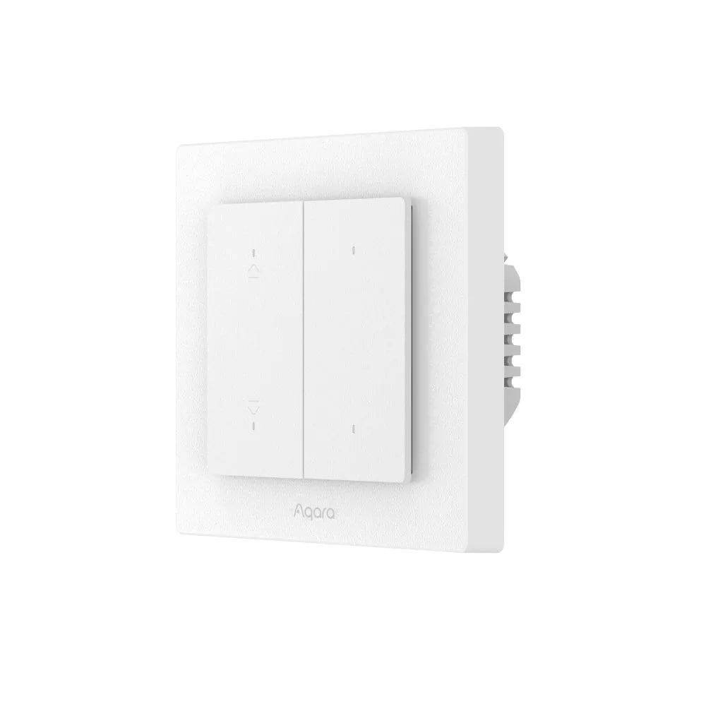 Aqara H2 Shutter Switch EU, Zigbee + Thread roller shutter parede switch, branco/grey (DS-K02D)