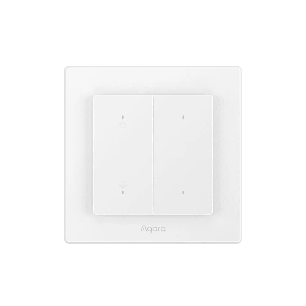 Aqara H2 Shutter Switch EU, Zigbee + Thread roller shutter parede switch, branco/grey (DS-K02D)