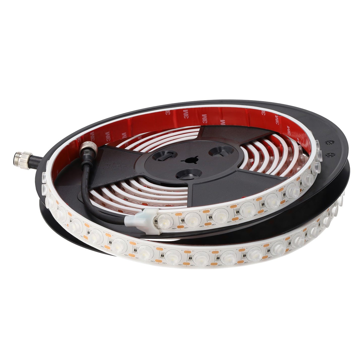 Arruela de parede LED flexível 18W 24VDC 42LEDs/M SMD2835 1260Lm/M IP65 6000ºK 5 metros