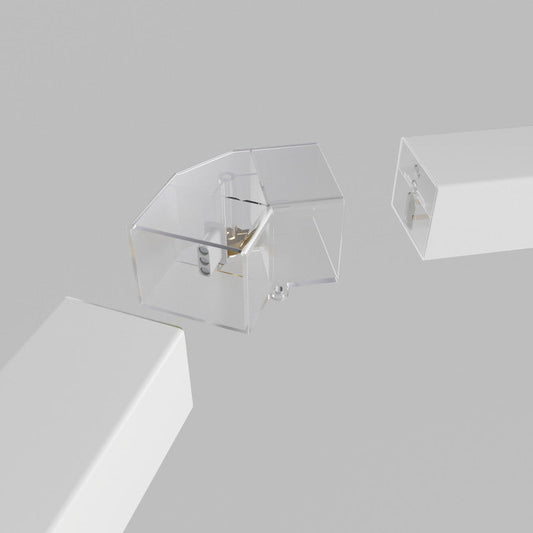 Conector em V para estrutura alveolar