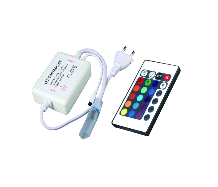 Controle remoto e conector SKY-SHVN-3535-80L-RGB