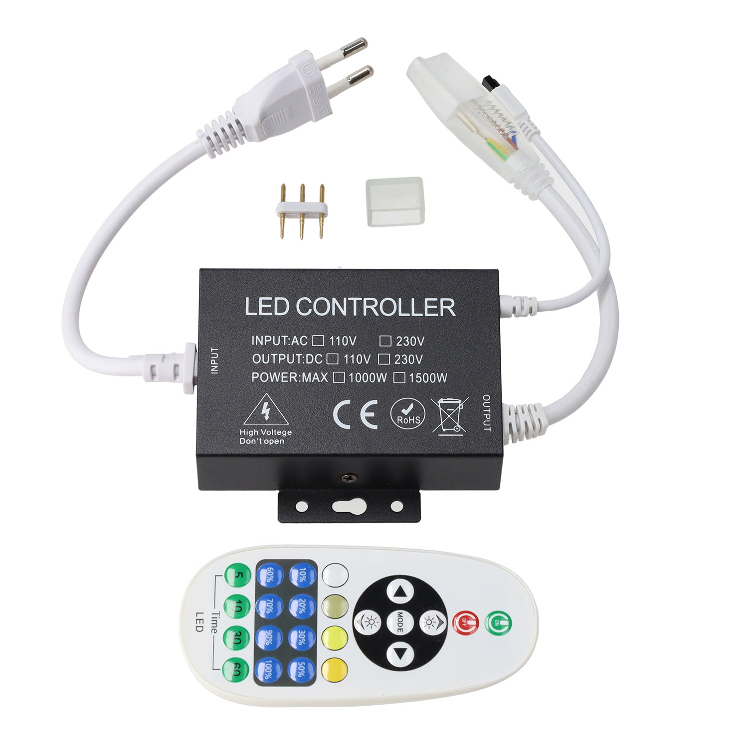 Controlador RGB para fitas de LED RGB 220V