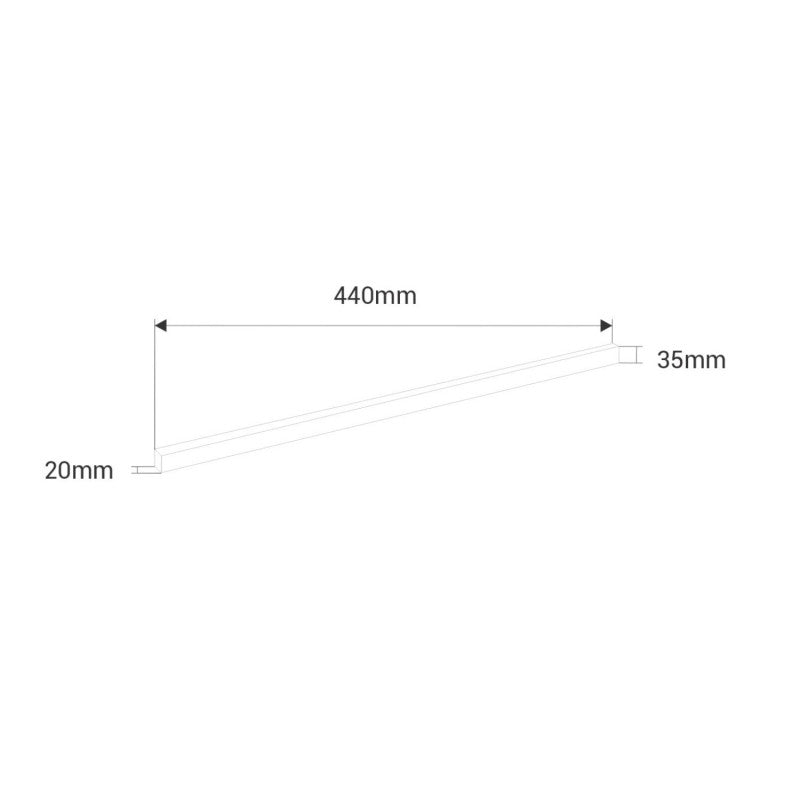 Lâmpada LED Hexagonal - 6000K - 14 Hexágonos + Retângulo 5m