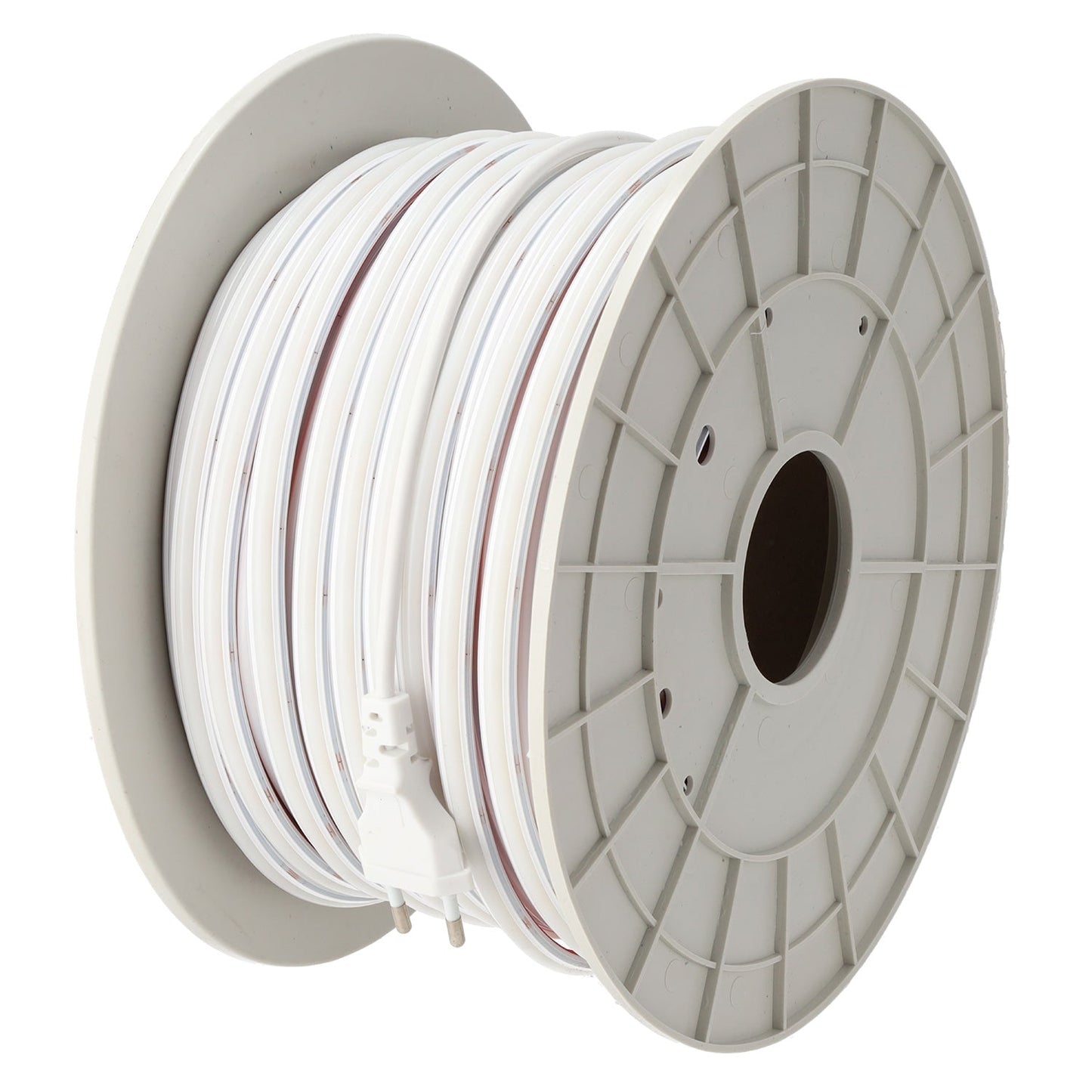 Fita LED flexível 12W/M 230VAC 286 LEDs/M SMD2025 700Lm/M IP65 6000ºK 50 metros