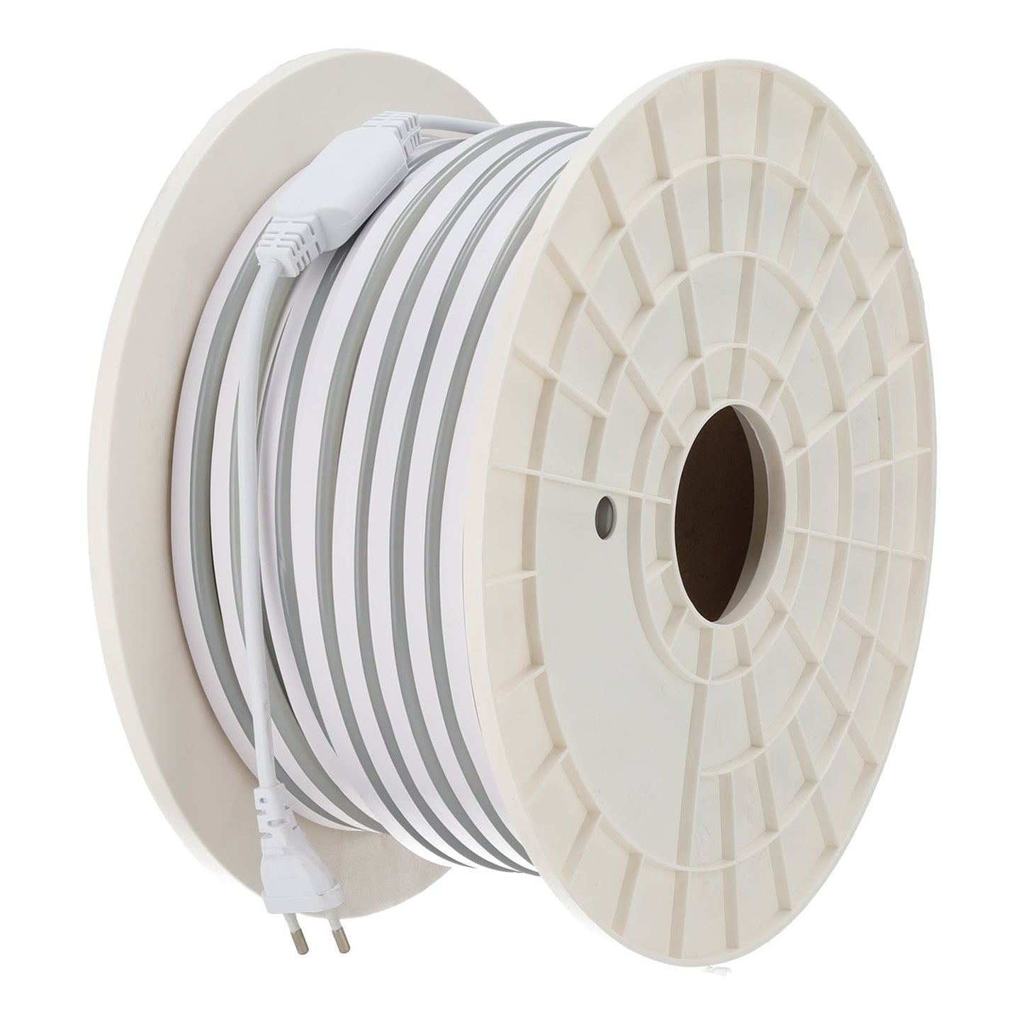 Fita LED flexível 10W/M 220VAC 120 LEDs/M SMD2835 IP65 6000ºK 50 metros