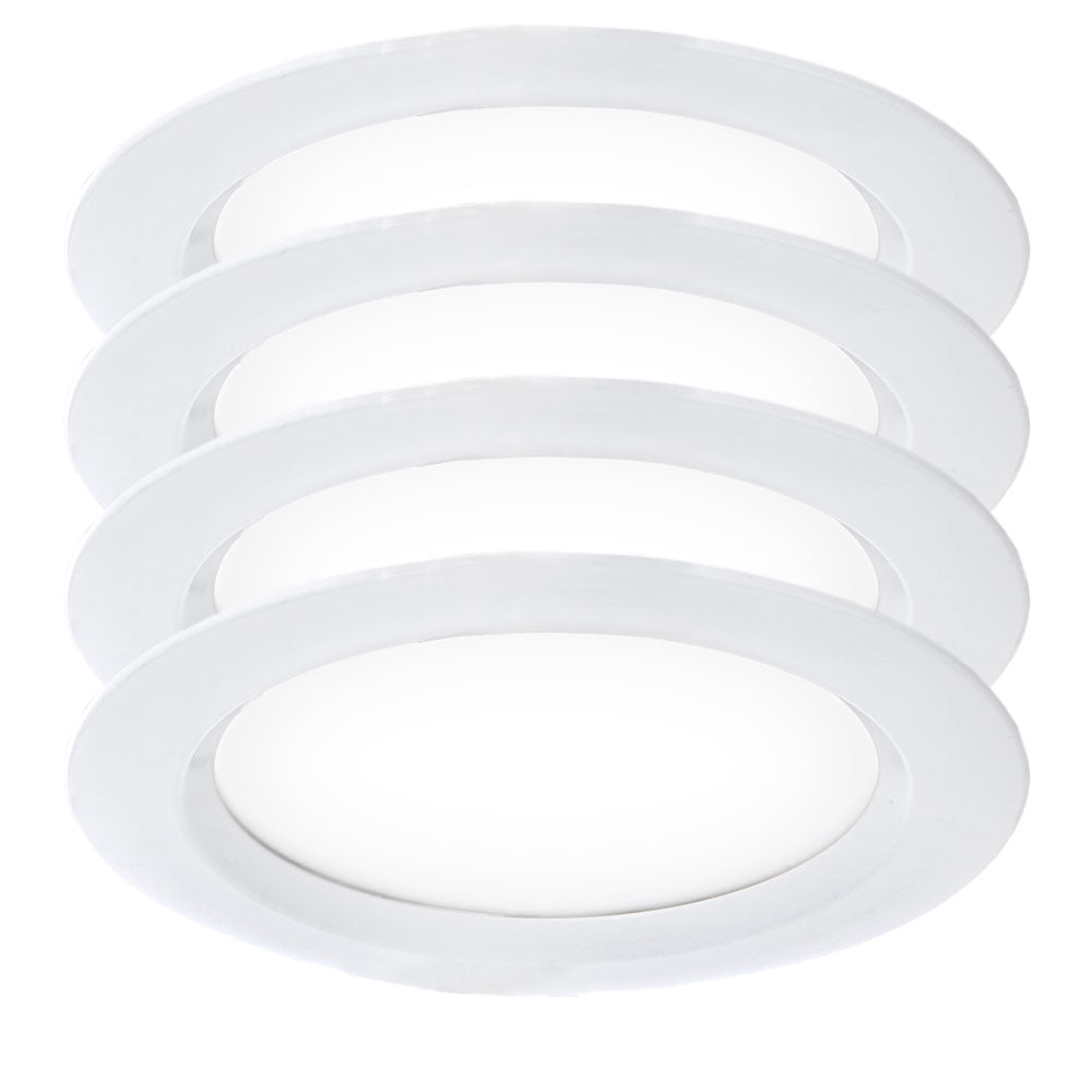 Pacote de 4 Downlights LED 24W 2.160Lm 6000ºK IP65 Banheiros/Cozinhas 50.000H