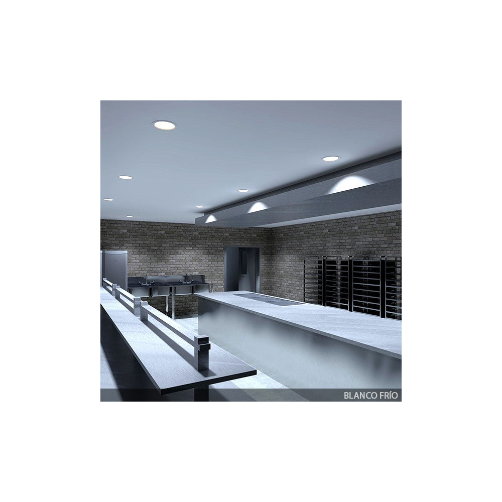 Pacote de 4 Downlights LED 24W 2.160Lm 6000ºK IP65 Banheiros/Cozinhas 50.000H