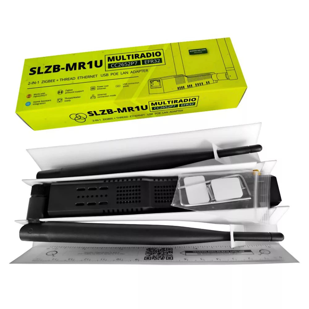 SLZB-MR1U – Zigbee+Thread Ethernet PoE USB LAN WIFI Adapter