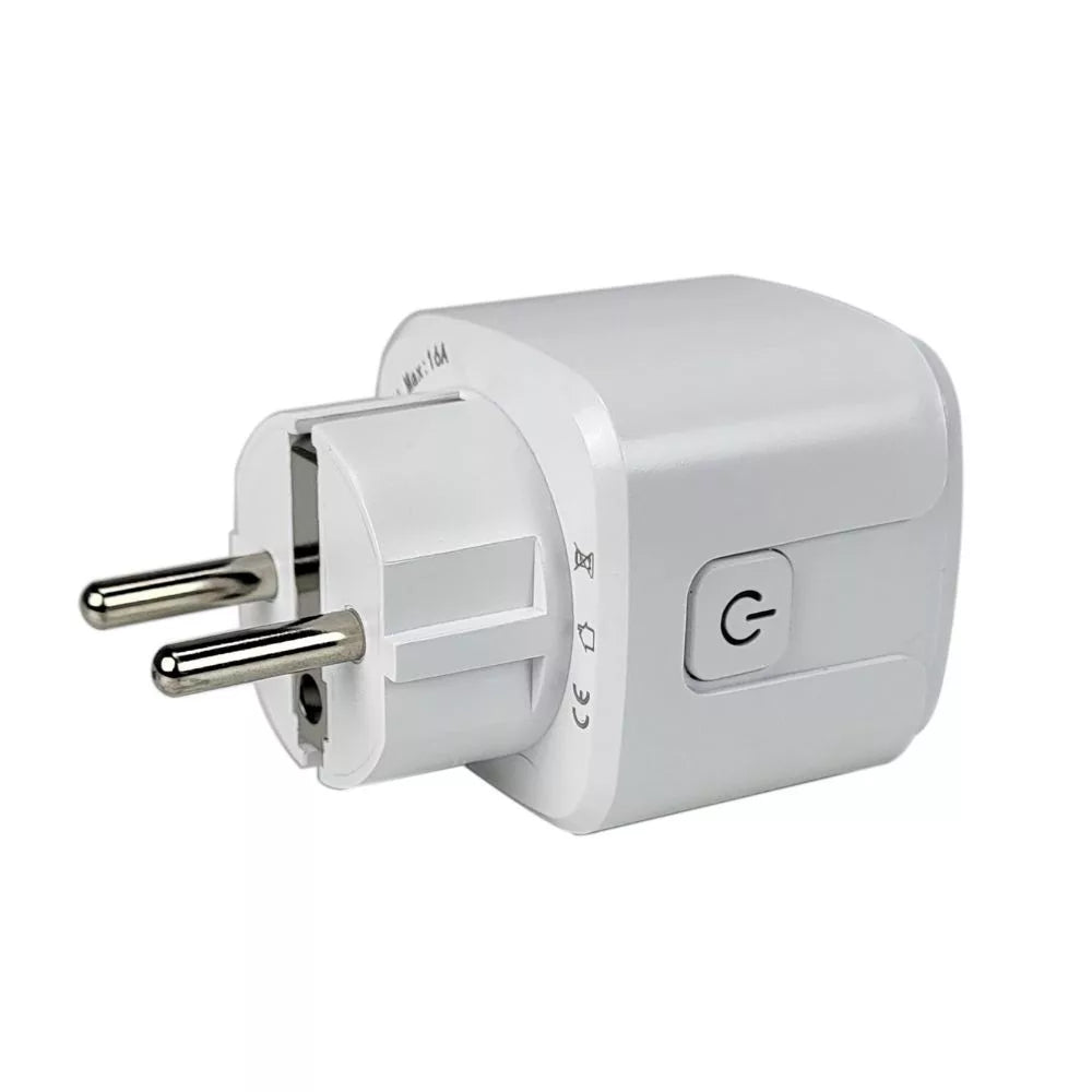 SmartWise 602PM-R2 (eWeLink app compatible) Wi-Fi smart plug, com power meter and overload protection (16A)