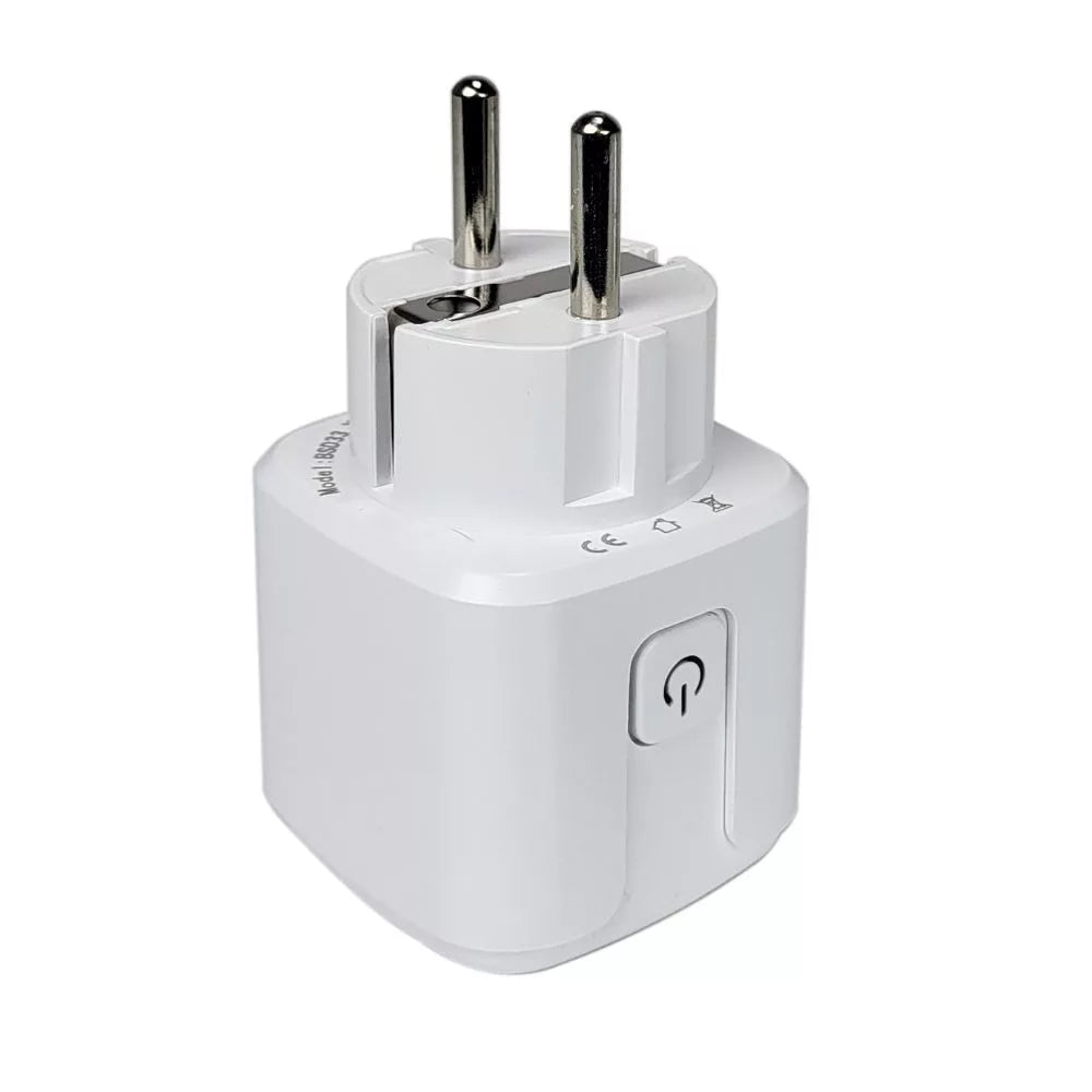 SmartWise 602PM-R2 (eWeLink app compatible) Wi-Fi smart plug, com power meter and overload protection (16A)
