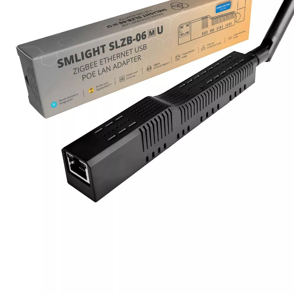 SLZB-06MU Zigbee Ethernet, PoE, USB, Wi-Fi adapter (router and coordinator), EFR32MG21