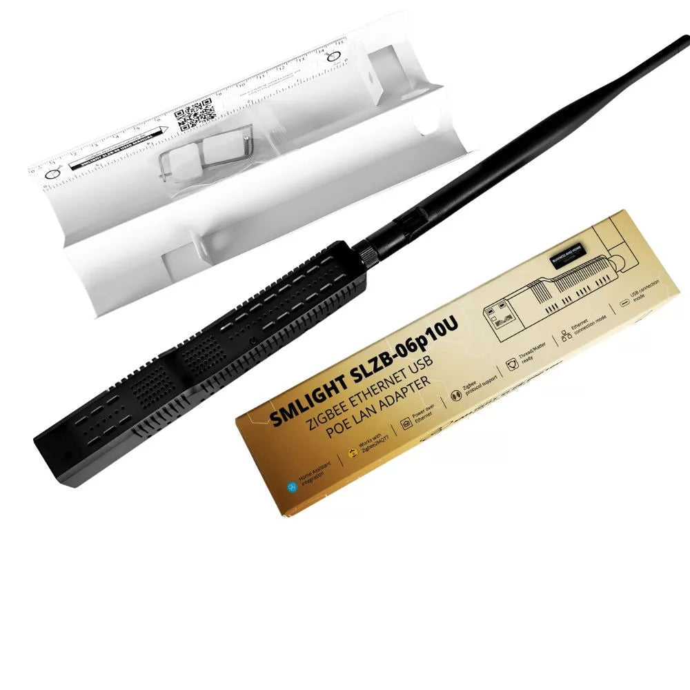 SMLIGHT SLZB-06p10U – adapter, Zigbee, Ethernet, PoE, USB, Wi-Fi, Thread, Matter (CC2674P10)