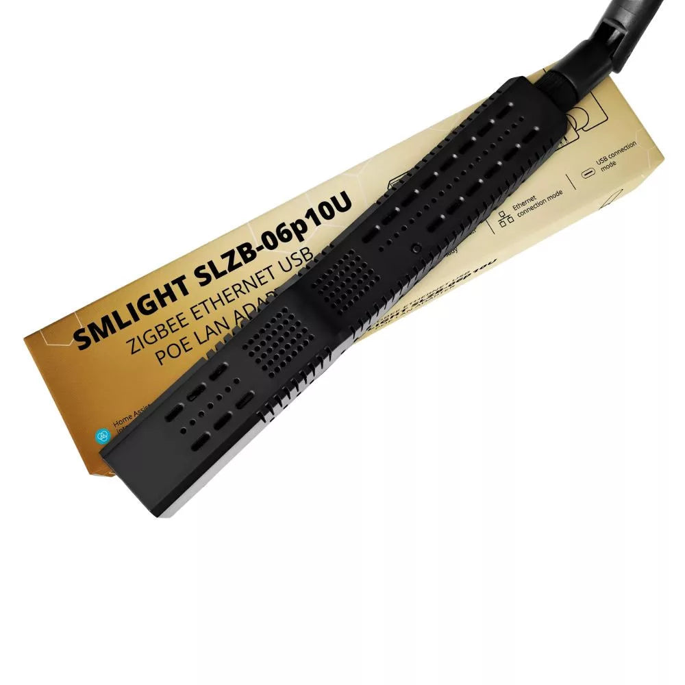 SMLIGHT SLZB-06p10U – adapter, Zigbee, Ethernet, PoE, USB, Wi-Fi, Thread, Matter (CC2674P10)