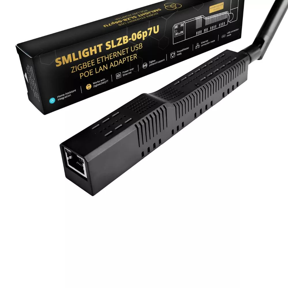 SMLIGHT SLZB-06P7U – Zigbee, Ethernet, PoE, USB, Wi-Fi adapter (CC2652P7)