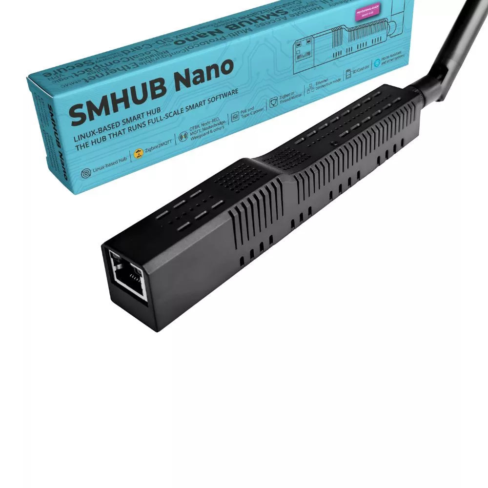 SMLIGHT SMHUB Nano MG24 – Zigbee, Ethernet, PoE, USB, Wi-Fi adapter (EFR32MG24)