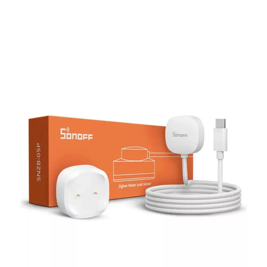 SONOFF SNZB-05P Water Leak / Flood Sensor, com Detection Cable (set)