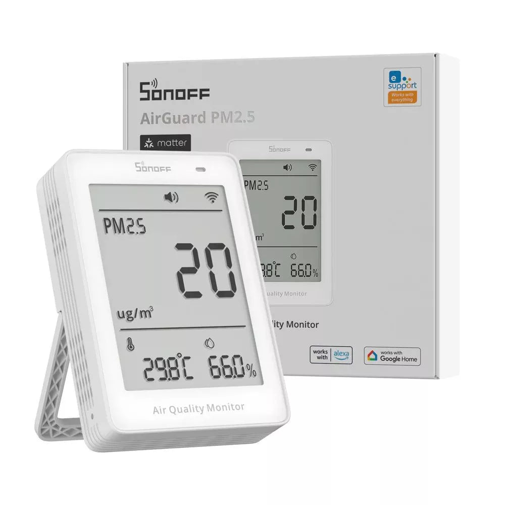SONOFF AirGuard PM2.5/PM10 – SAWF-07P Matter Over Wi-Fi Air Quality Monitor