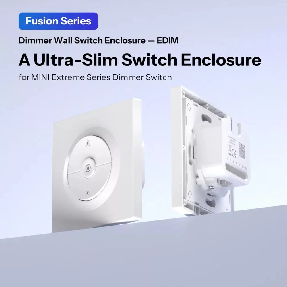 SONOFF Fusion EDIM – Dimmer parede switch, for Sonoff MINI-DIM / MINI-ZBDIM modules