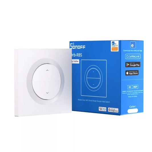SONOFF Fusion Series Orb-RBS – Matter Over WiFi Smart Roller Shutter Parede Switch