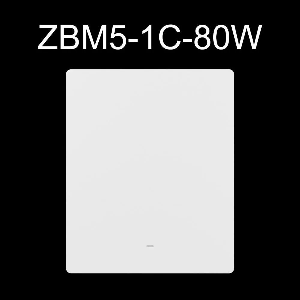 SONOFF SwitchMan M5 Zigbee smart parede switch, 1-gang, modular version, branco (ZBM5-1C-80W)