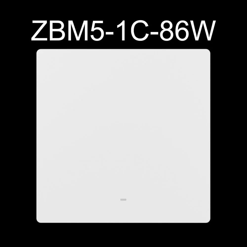SONOFF SwitchMan M5 Zigbee smart parede switch, 1-gang, standalone version, branco (ZBM5-1C-86W)