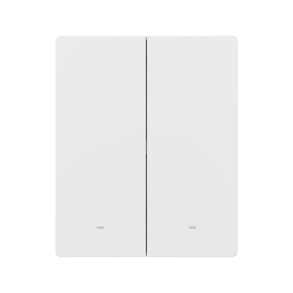 SONOFF SwitchMan M5 Zigbee smart parede switch, 2-gang, modular version, branco (ZBM5-2C-80W)