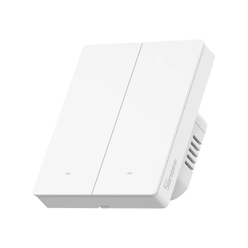 SONOFF SwitchMan M5 Zigbee smart parede switch, 2-gang, modular version, branco (ZBM5-2C-80W)