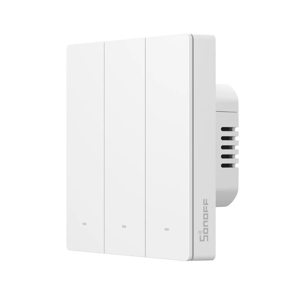 SONOFF SwitchMan M5 Zigbee smart parede switch, 3-gang, standalone version, branco (ZBM5-3C-86W)