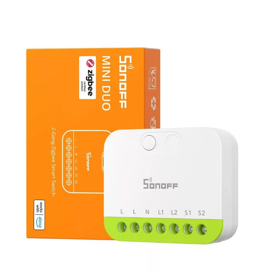 Sonoff MINI DUO 2-Gang Zigbee Smart Switch