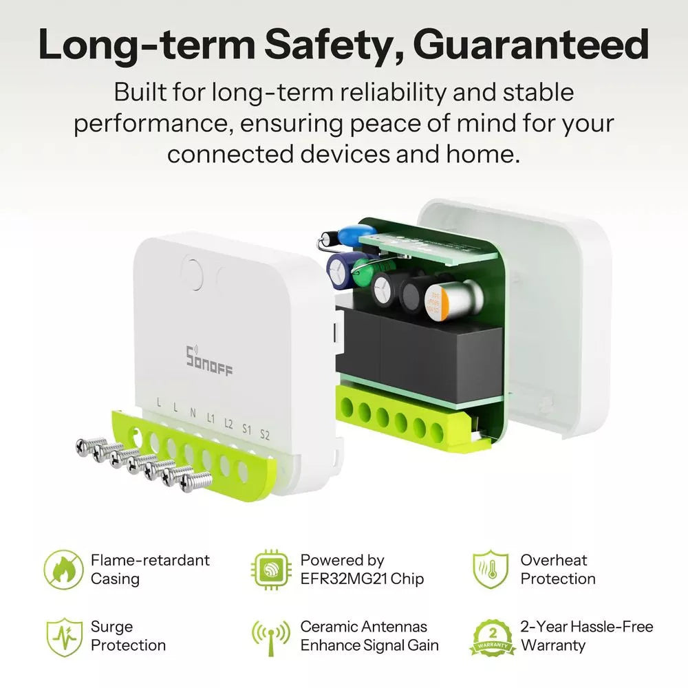 Sonoff MINI DUO 2-Gang Zigbee Smart Switch