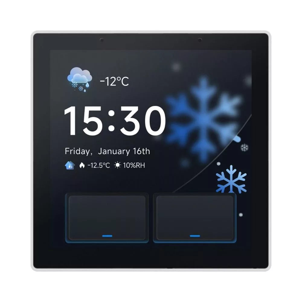SONOFF NSPanel Pro Gen2 Smart Home Control Painel – Central control painel com two-channel relay, Wi-Fi, Zigbee, Matter, Bluetooth, branco (NSPanel86PW-Relay)