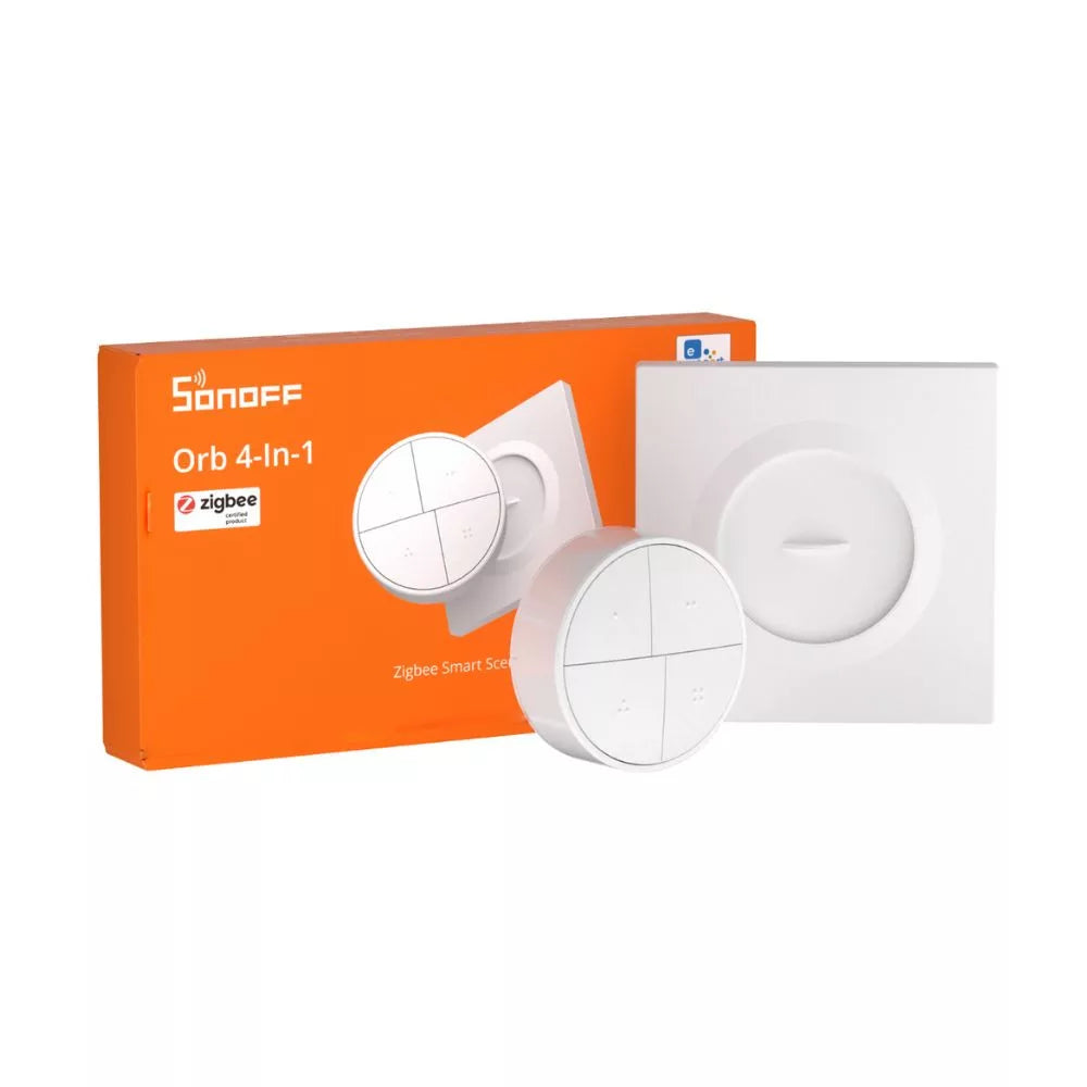 SONOFF Orb 4-In-1 Smart Scene Button - 4 button wireless scene controller, Zigbee (SNZB-01M)