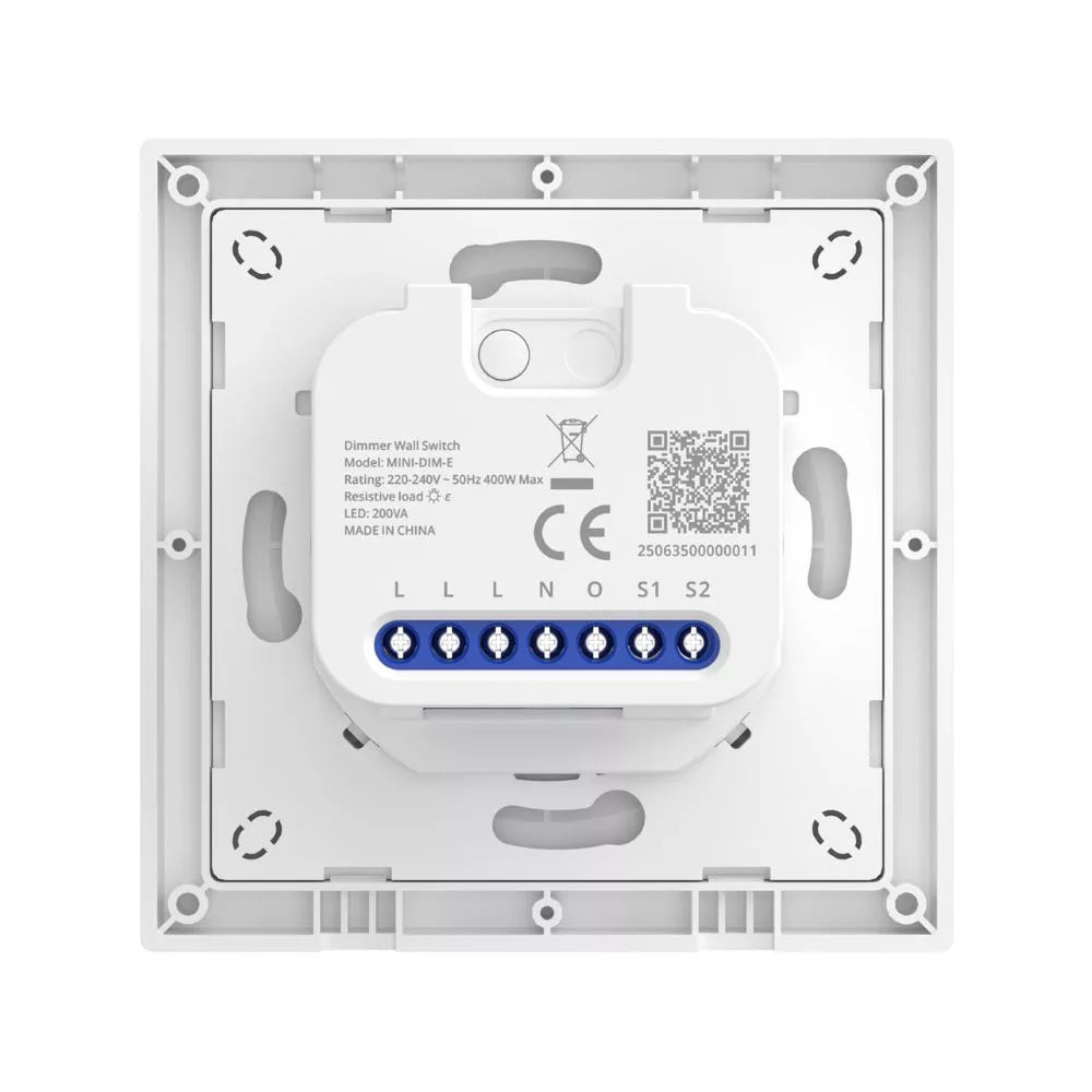 SONOFF Orb-DIM Matter over Wi-Fi Dimmer Parede Switch – dimmer switch com power monitoring, Matter, Wi-Fi, branco (MINI-DIM-E)