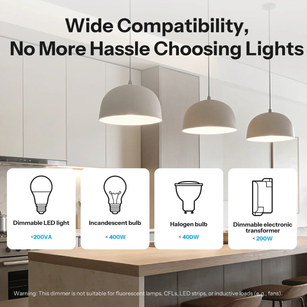 SONOFF Orb-ZBDIM Zigbee Dimmer Parede Switch – dimmer switch com power monitoring, Zigbee, branco (MINI-ZBDIM-E)