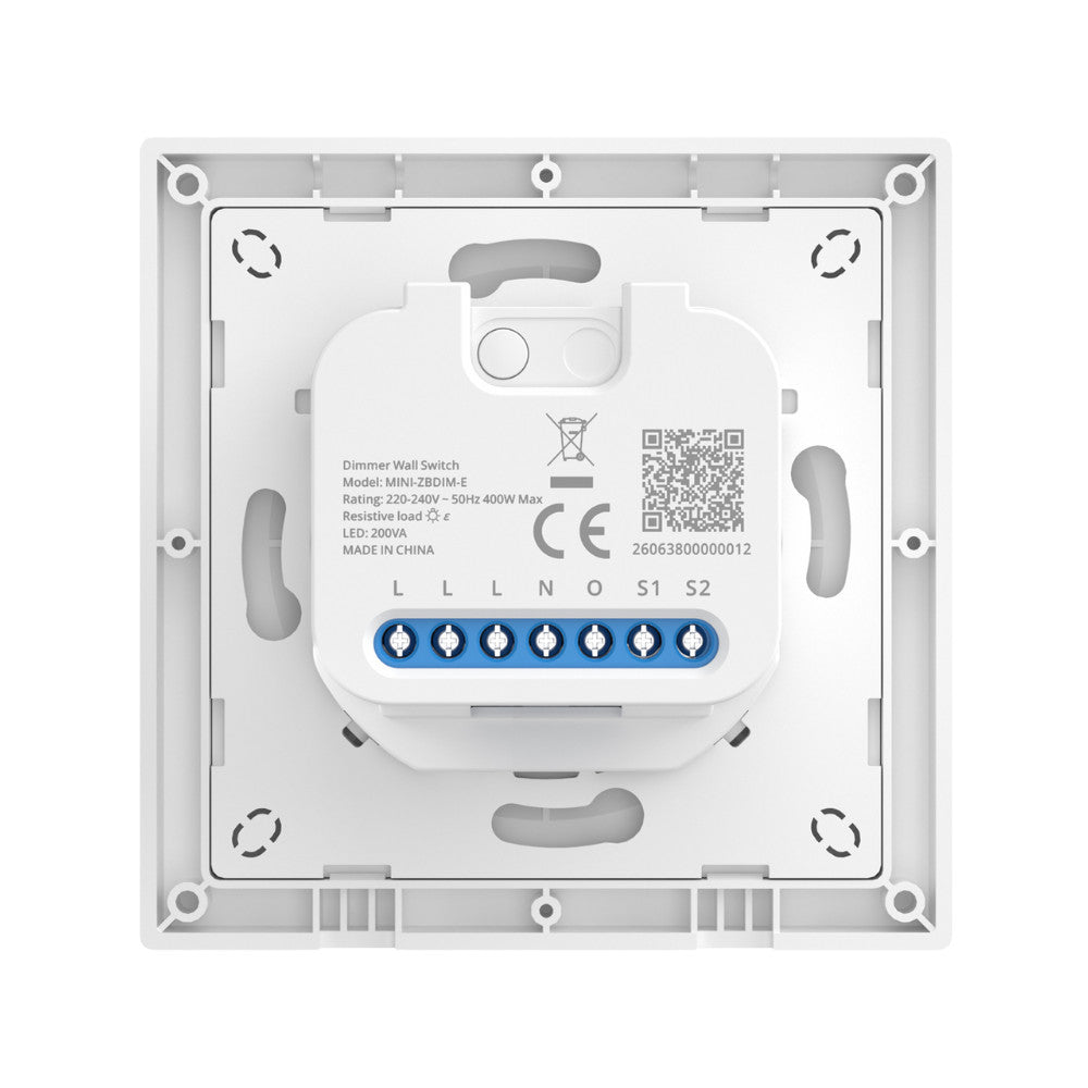 SONOFF Orb-ZBDIM Zigbee Dimmer Parede Switch – dimmer switch com power monitoring, Zigbee, branco (MINI-ZBDIM-E)