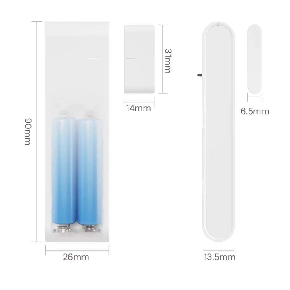 SONOFF SenseGuard DW Gen2 – Door/window opening sensor, Zigbee, branco (SNZB-04PR2)