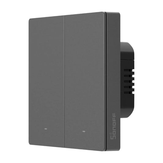 SONOFF SwitchMan M5 Wi-Fi / Matter smart parede switch, 2-gang, standalone version, (new) gray (M5-2C-86M)