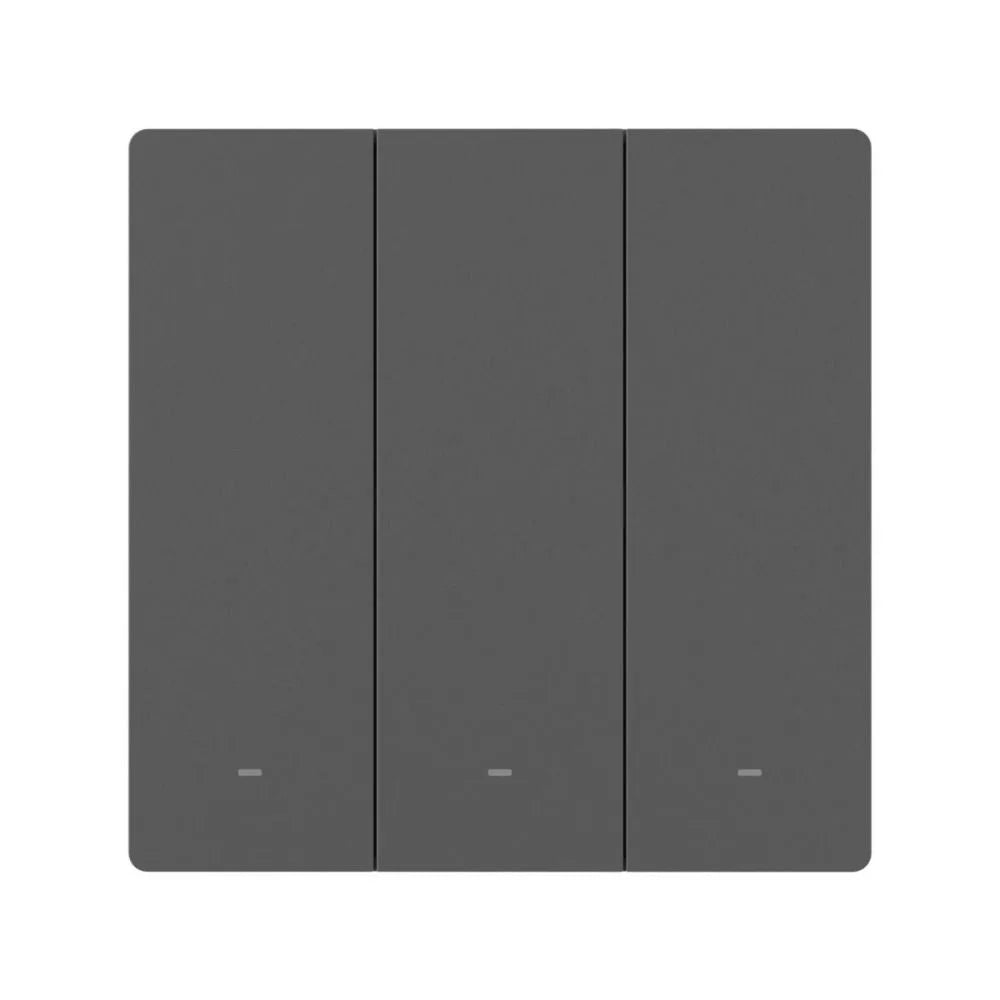 SONOFF SwitchMan M5 Wi-Fi / Matter smart parede switch, 3-gang, standalone version, (new) gray (M5-3C-86M)
