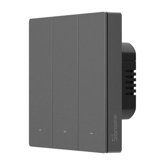 SONOFF SwitchMan M5 Wi-Fi / Matter smart parede switch, 3-gang, standalone version, (new) gray (M5-3C-86M)