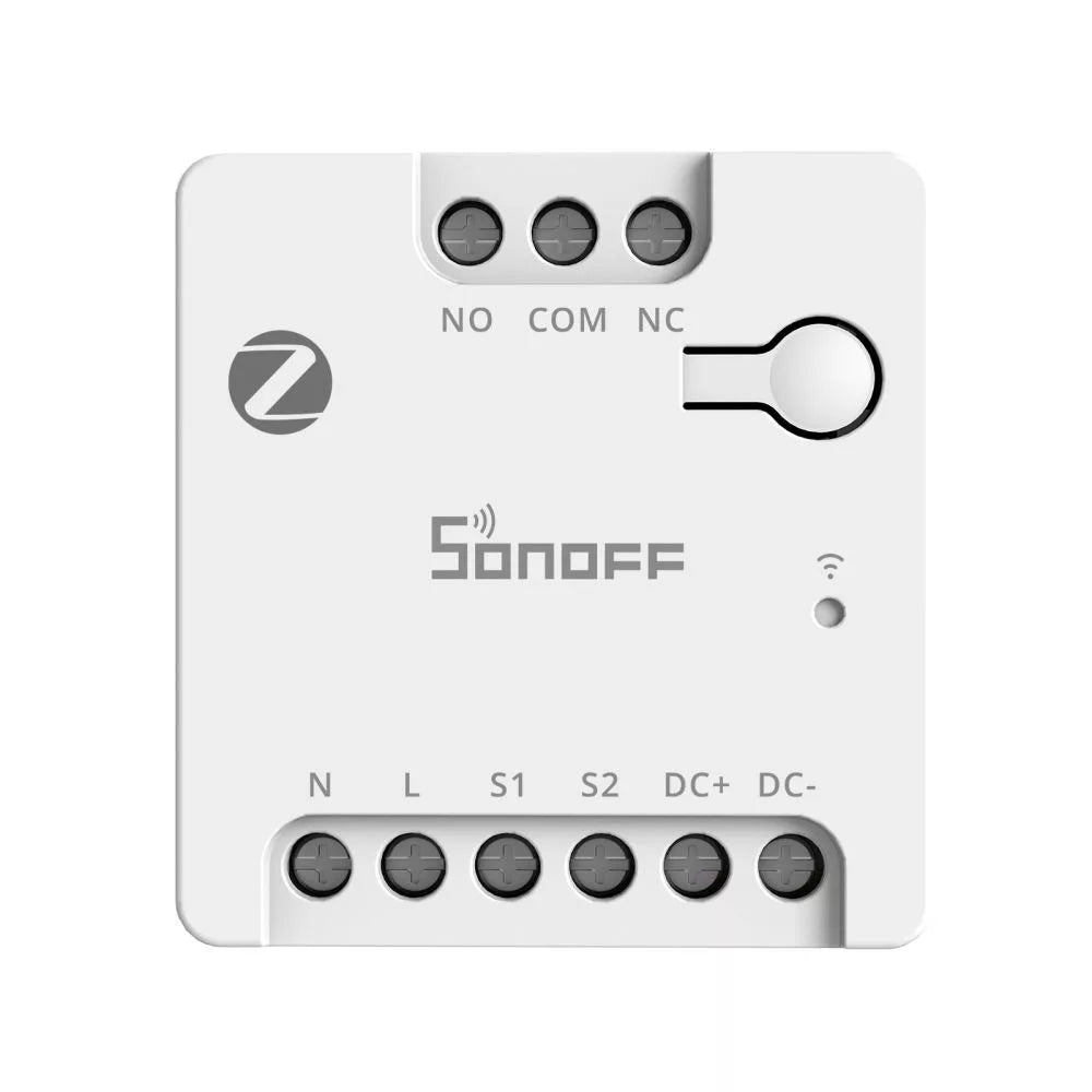 Sonoff Zigbee Dry Contact Smart Switch – Smart mini relay module com NO/NC output, Zigbee, branco (MINI-ZBD)