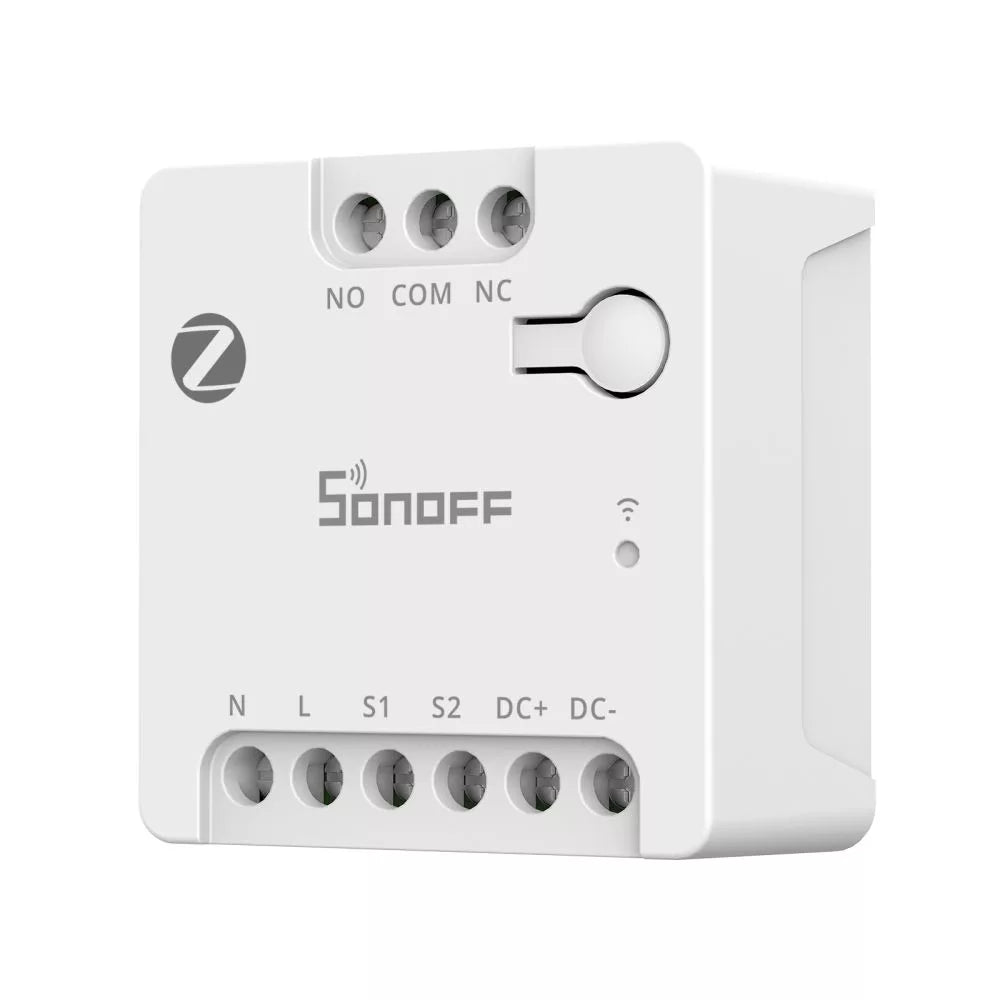 Sonoff Zigbee Dry Contact Smart Switch – Smart mini relay module com NO/NC output, Zigbee, branco (MINI-ZBD)