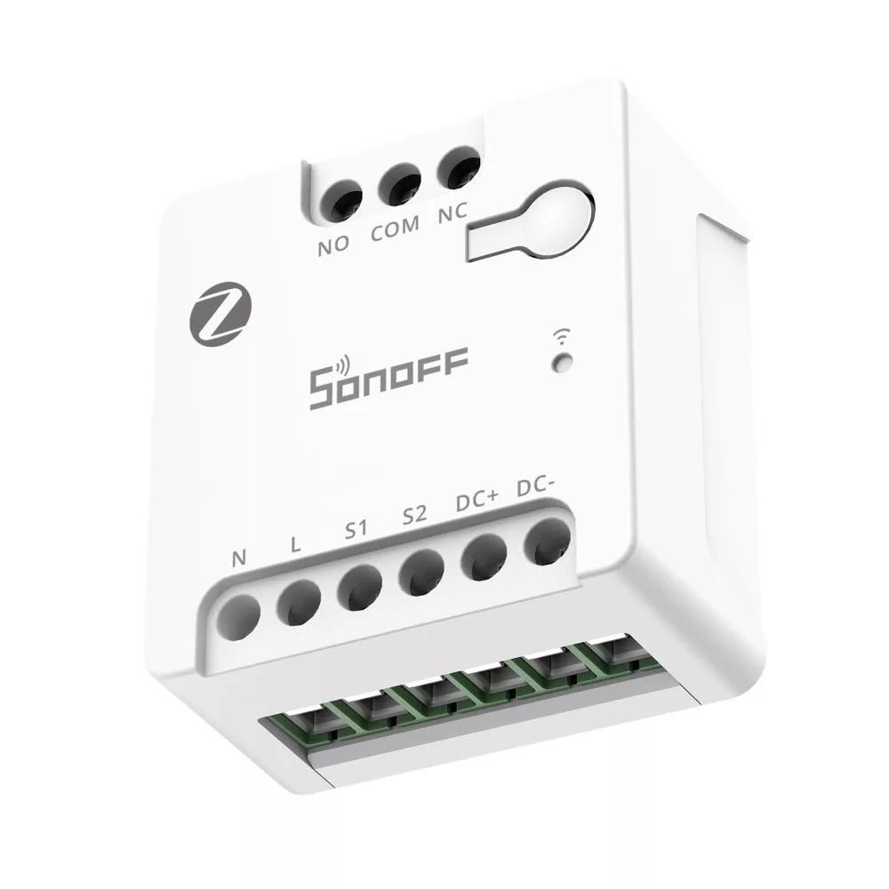Sonoff Zigbee Dry Contact Smart Switch – Smart mini relay module com NO/NC output, Zigbee, branco (MINI-ZBD)