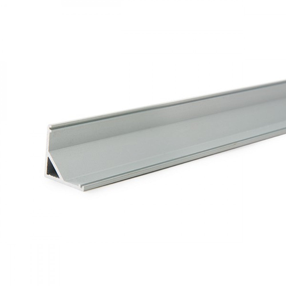 Perfil Alumínio Para A Tira LED Led Instalação Cantos - Difusor Leitoso X 2M