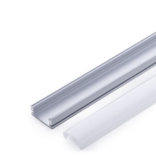 Perfil Alumínio Para A Tira LED Led - Difusor Leitoso Su-A1707 X 2M