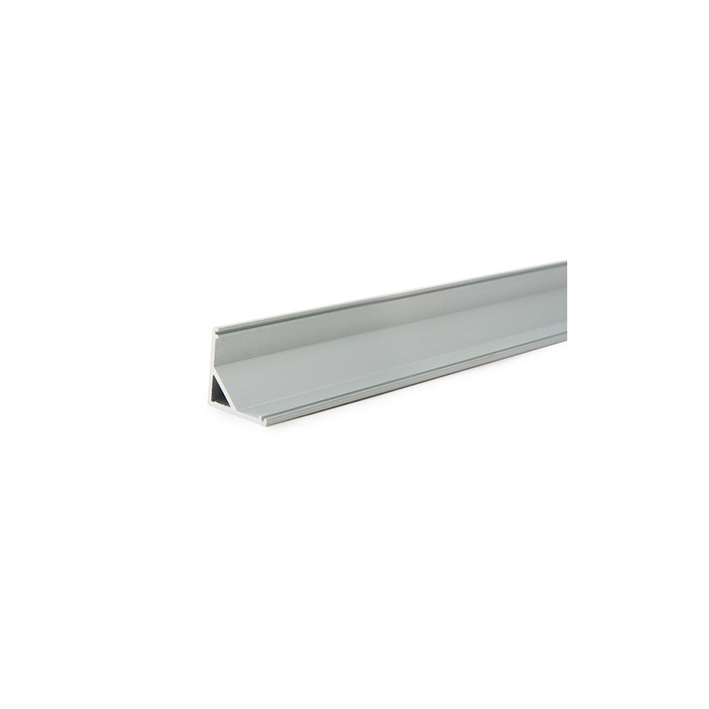 Perfil Alumínio Para A Tira LED Led Instalação Cantos - Difusor Leitoso X 1M