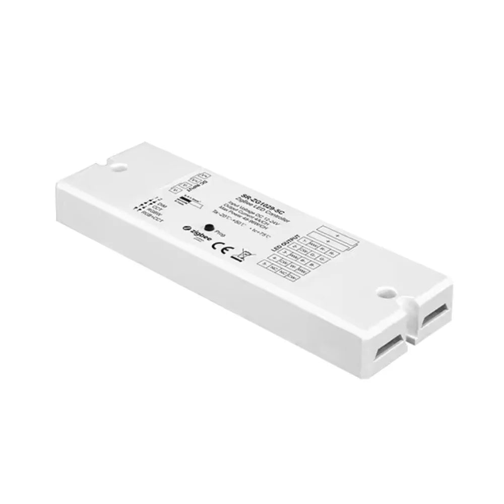Sunricher 4-in-1 Zigbee RGBW / RGB CCT LED controller 4A/CH, DC12/24V (SR-ZG1029-5C)