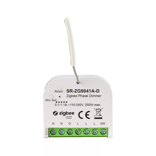 Sunricher Zigbee retrofit smart dimmer, 230V AC no neutral, 250W (SR-ZG9041A-D)
