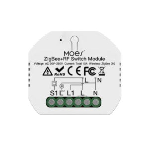 Módulo para Luz Zigbee 3.0 + RF - com 1 ou 2 saídas